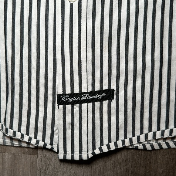 English Laundry Long Sleeve Button Down - 17.5 34/35 (XL) - Picture 6 of 8